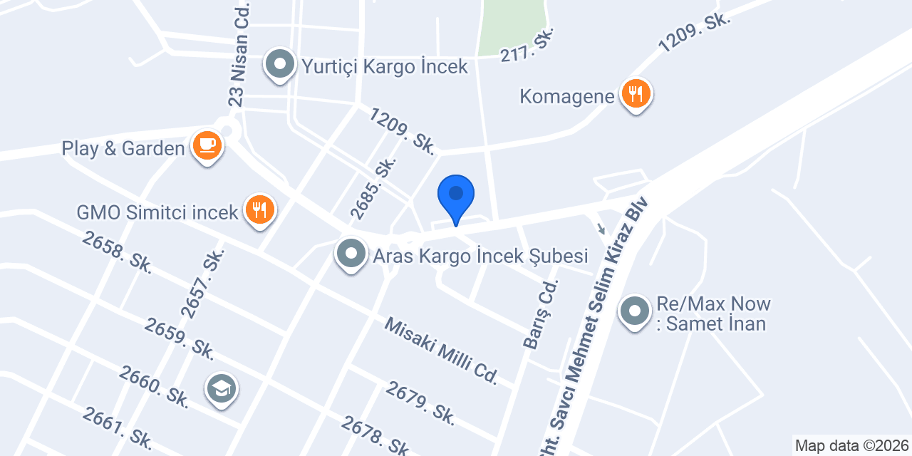 Tek yapı bilgim pide kebap salonu konumu
