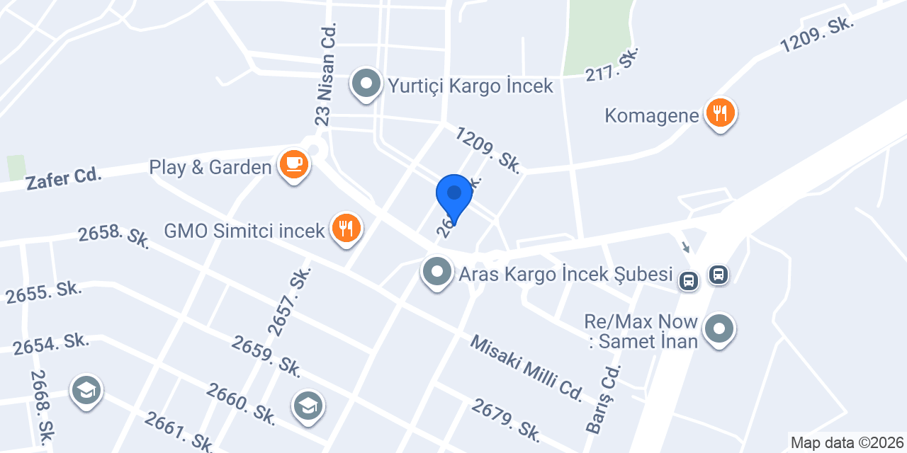 Eylül Gayrimenkul konumu