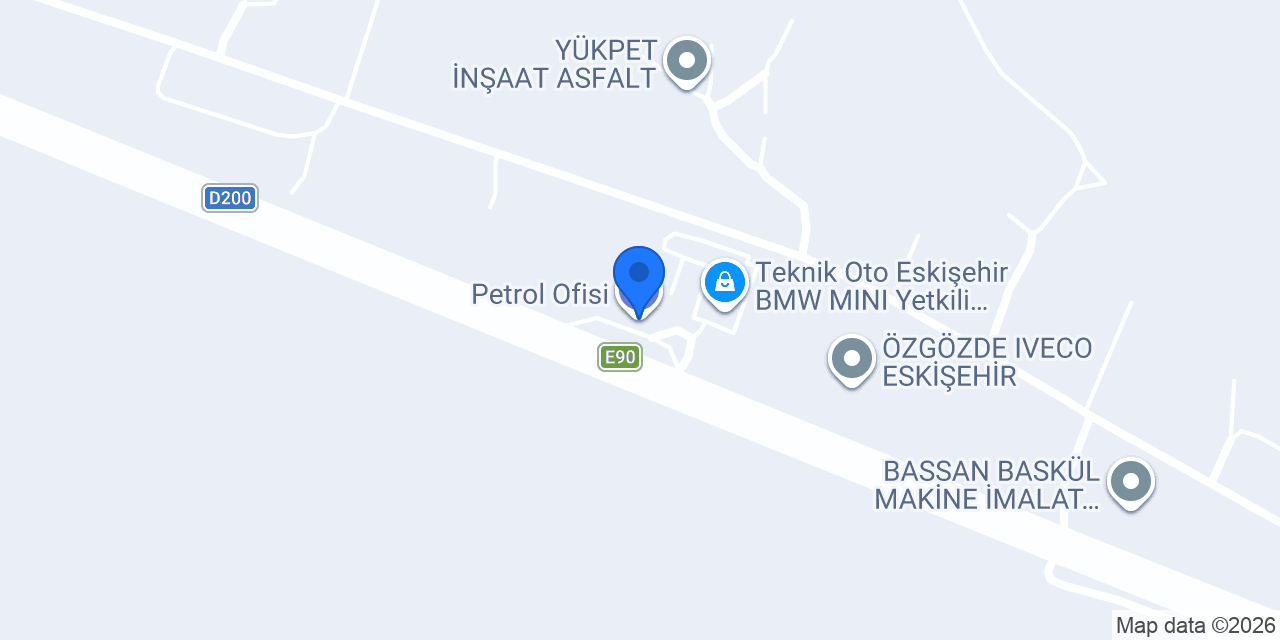 Petrol Ofisi konumu