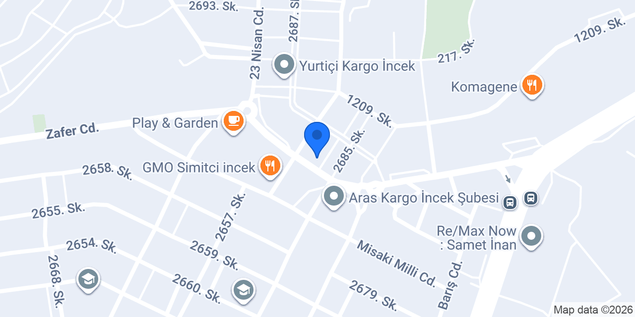 Net Gayrimenkul konumu