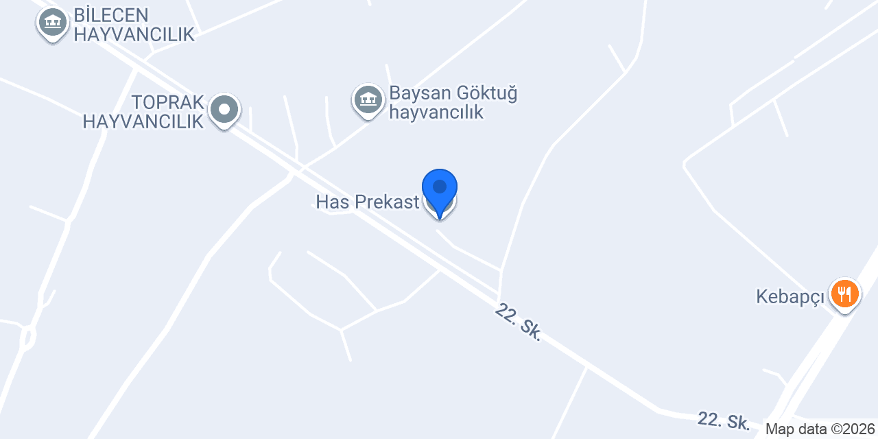 Has Prekast konumu