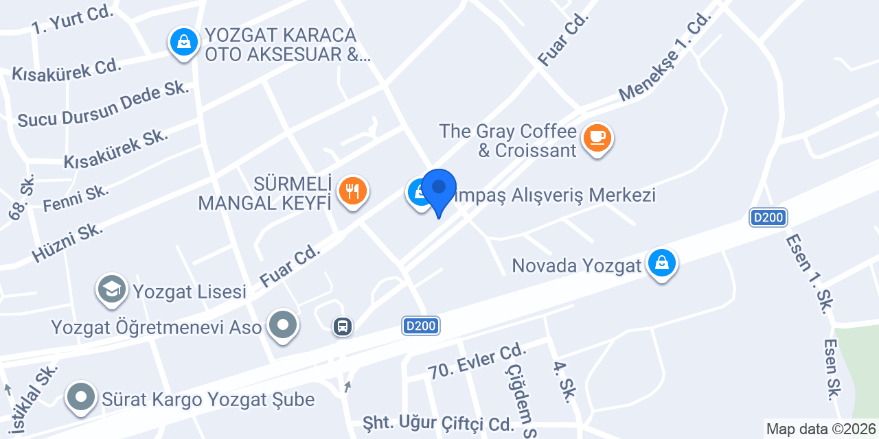 Chocolabs Kafe Yozgat konumu