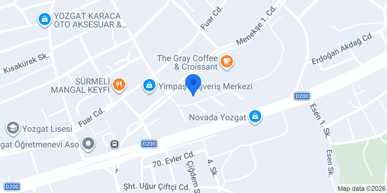 Urfa Sofrası Yozgat konumu