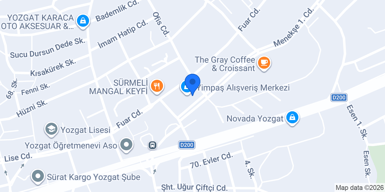 Çeşka Cafe konumu