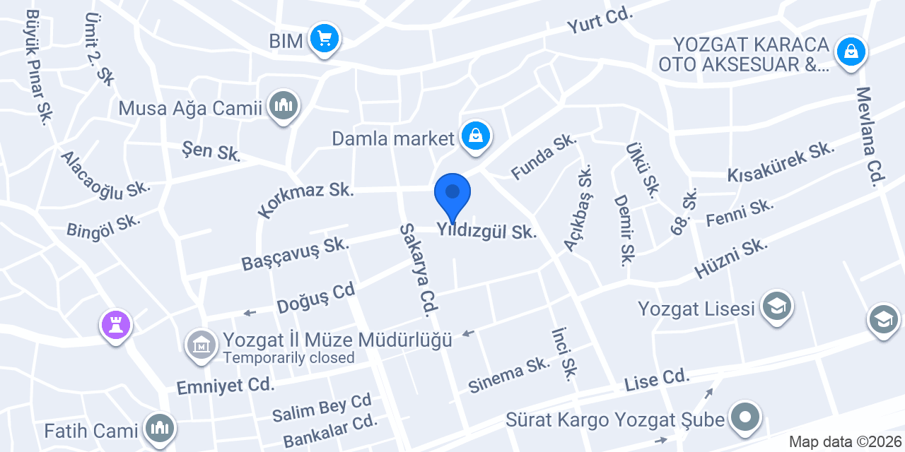 Yozgat Okyanus banyo duşakabin konumu
