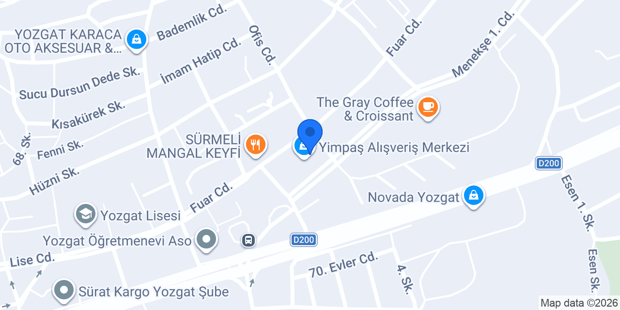 Yimpaş Sinemaları konumu