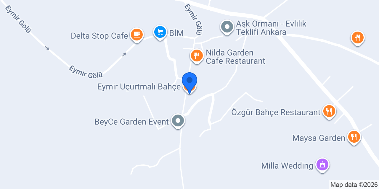 Eymir Uçurtmalı Bahçe konumu