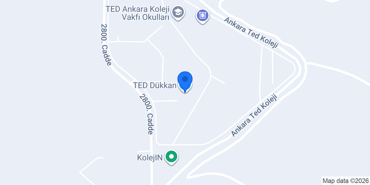 TED Dükkan konumu