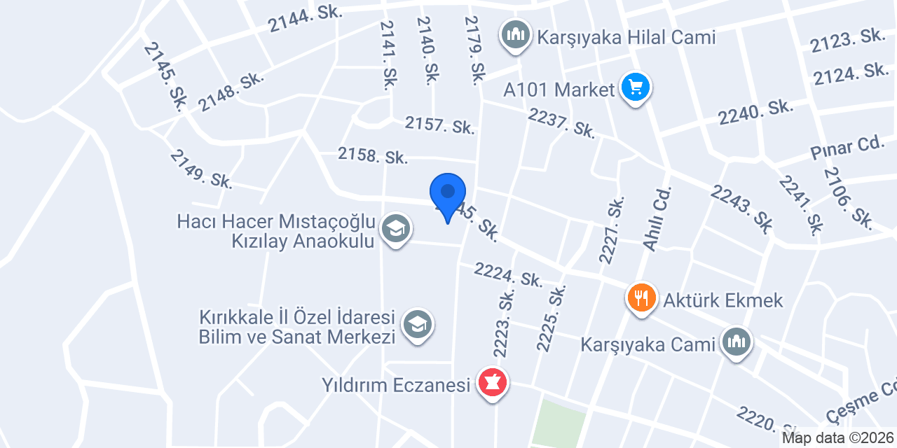 KIRIKKALE ADAKLIK MURAT ERDURAN konumu