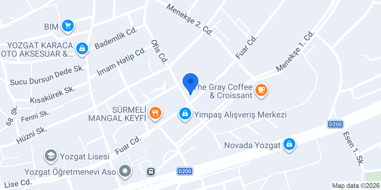 KEBO YOZGAT konumu