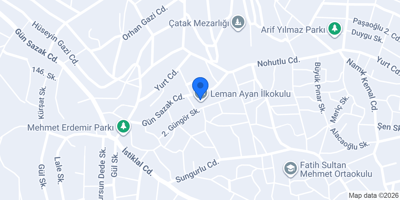 Leman Ayan İlkokulu konumu
