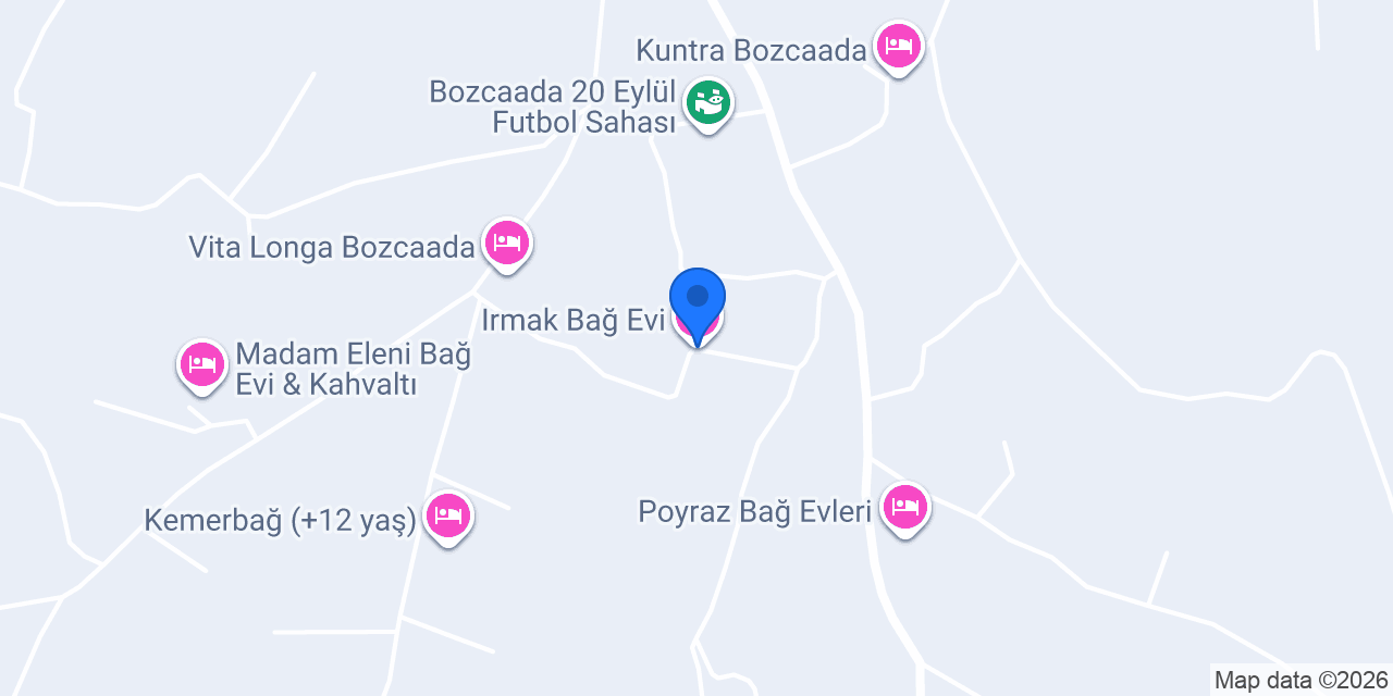 Irmak Bağ Evi konumu