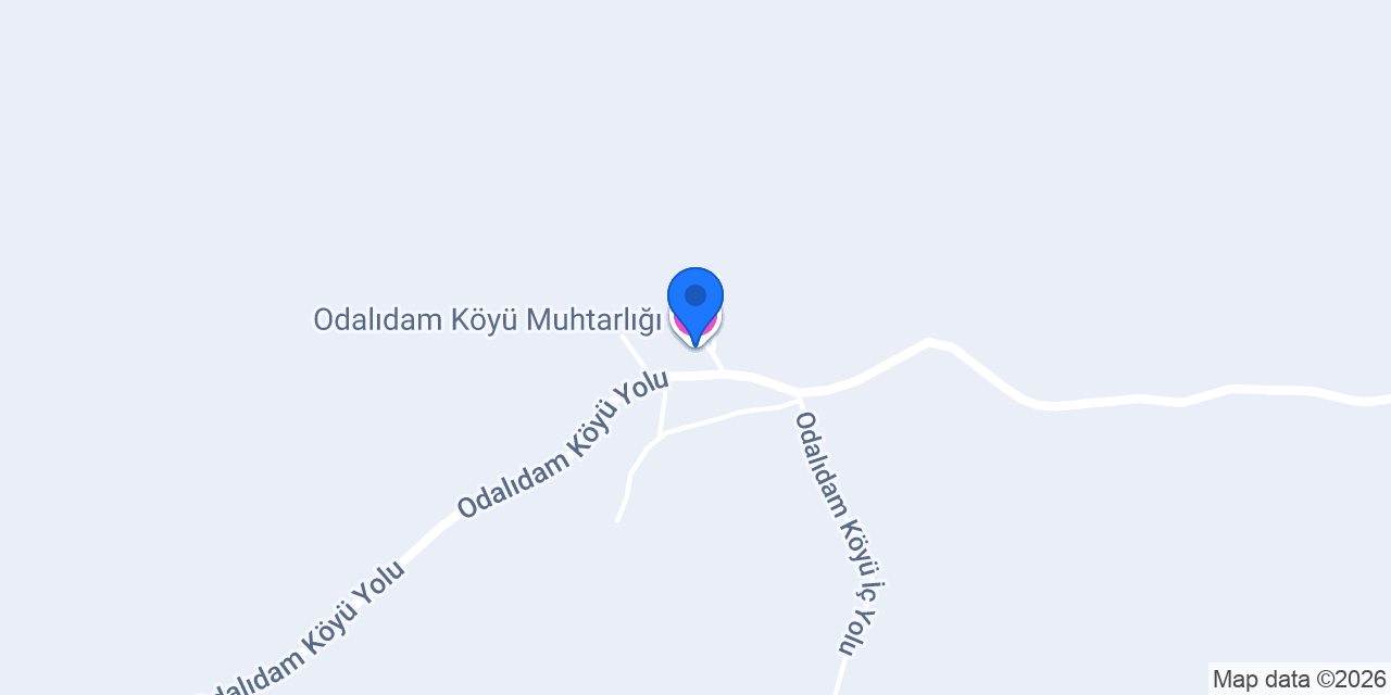 Odalıdam Köyü Muhtarlığı konumu