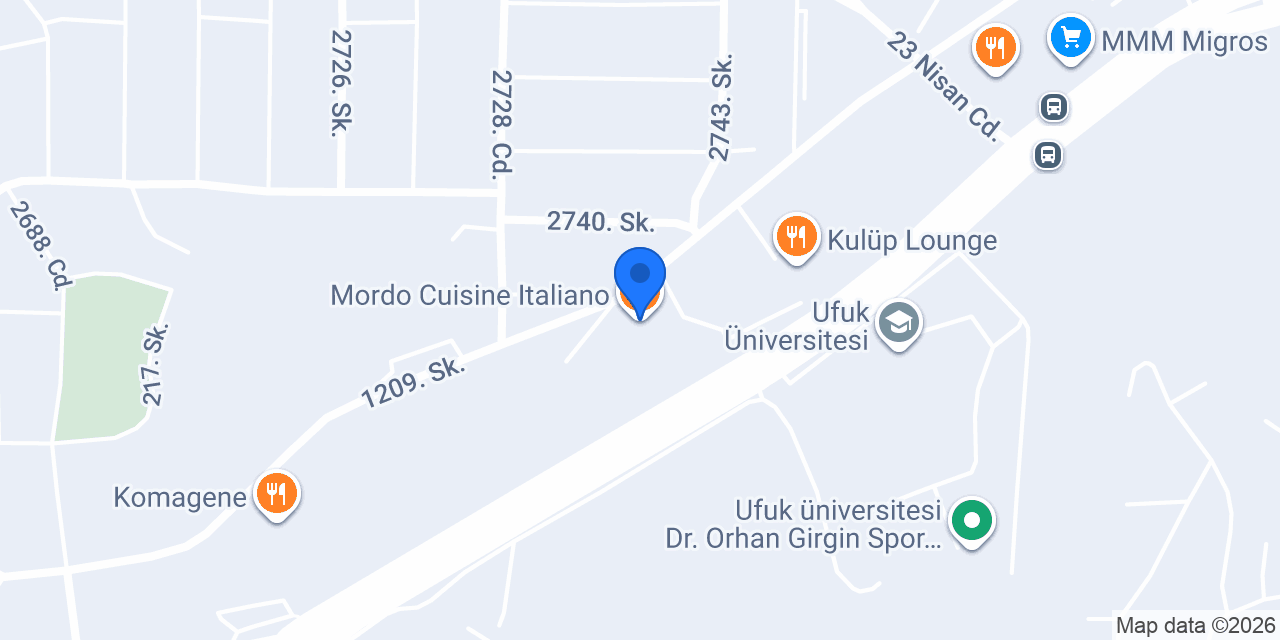 Mordo Cuisine Italiano konumu