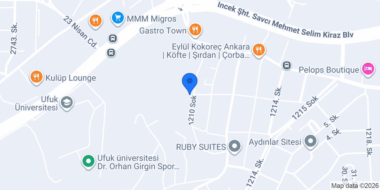 AYTUR İNŞAAT TURİZM PAZARLAMA LTD. ŞTİ konumu