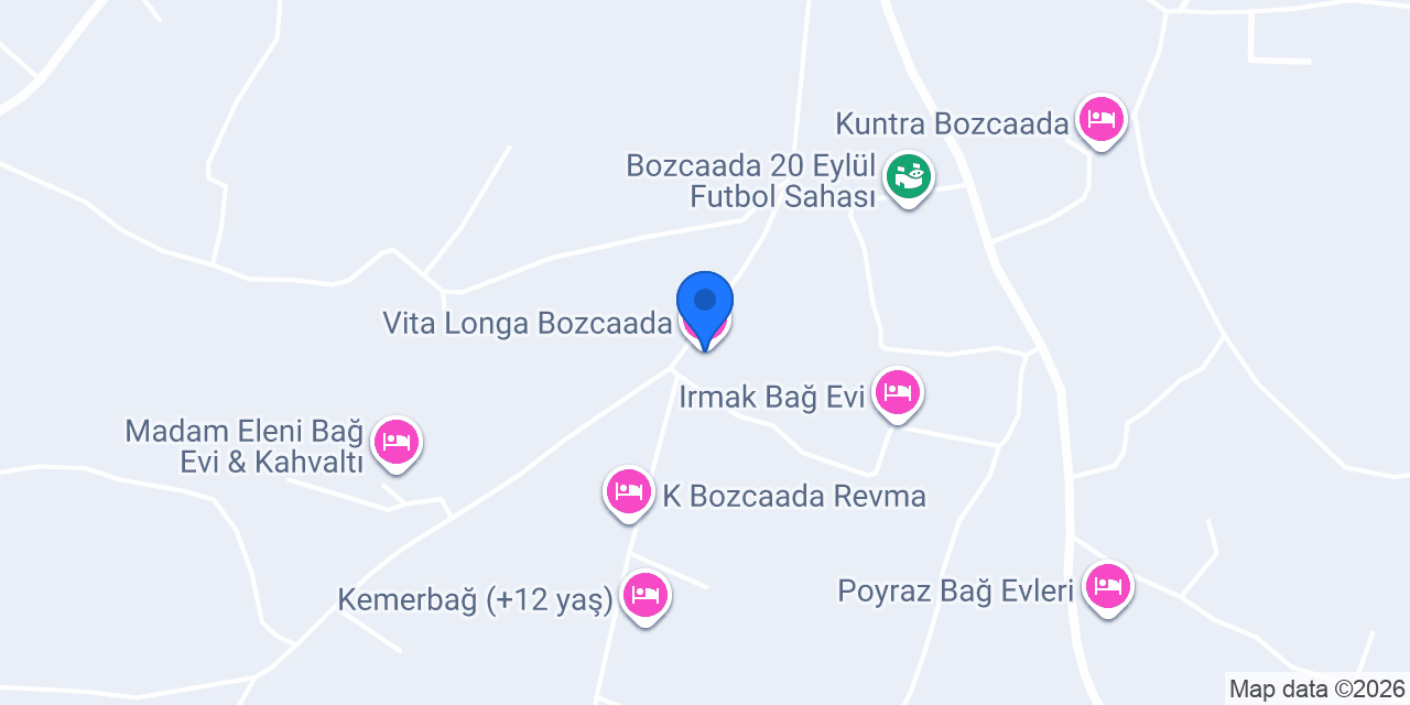 Vita Longa Bozcaada konumu