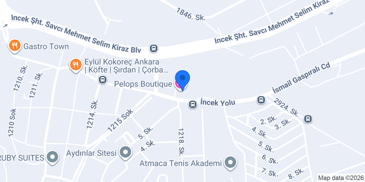 Pelops Boutique konumu