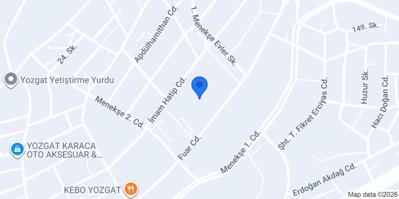 Yozgat TAPU MÜDÜRLÜĞÜ konumu