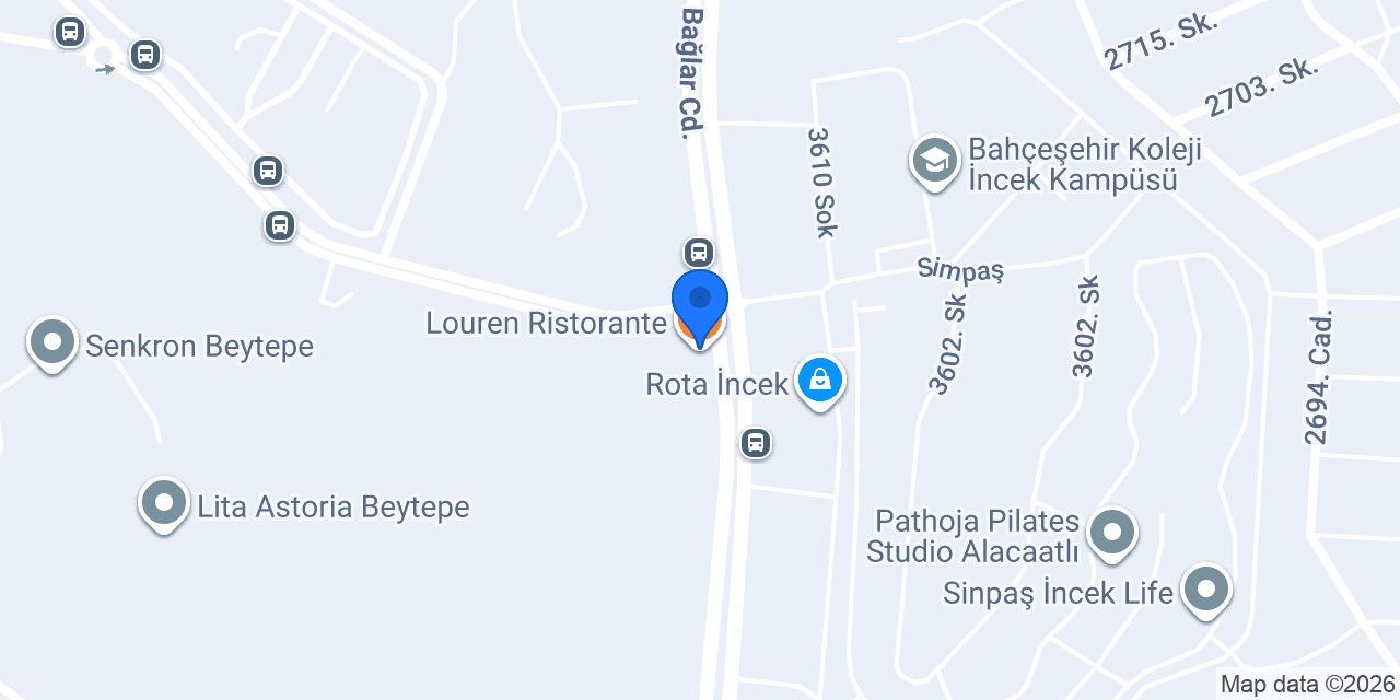 Louren Ristorante konumu