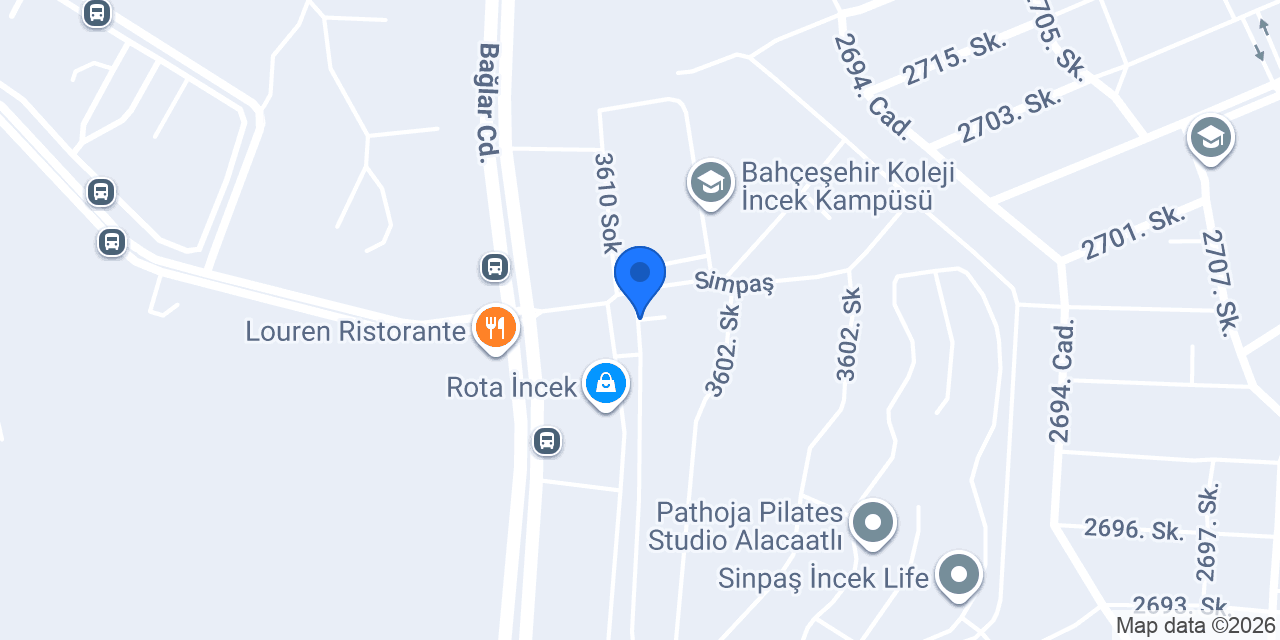 Pilavita İncek konumu