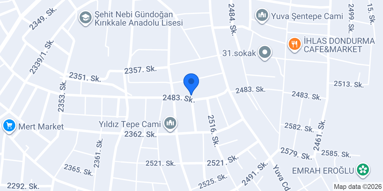 Güven Yufka konumu