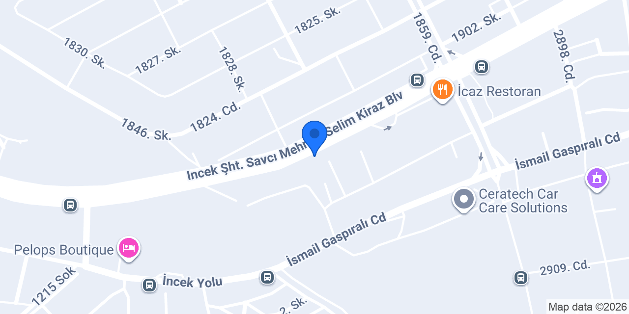 Kelebek Mobilya İncek konumu
