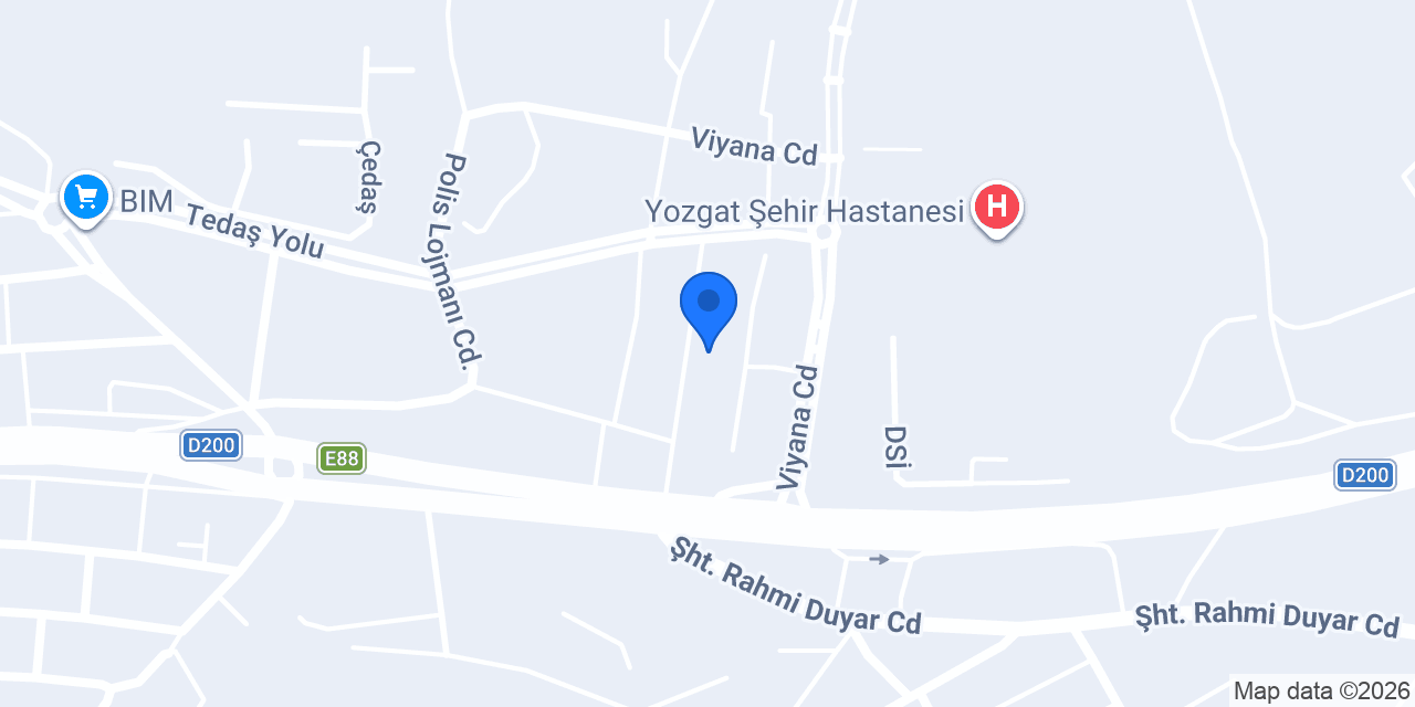 ŞAHİN VETERİNER KLİNİĞİ konumu