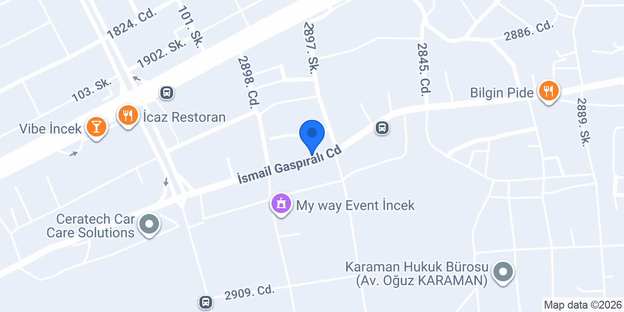 İNCEKON GAYRİMENKUL konumu
