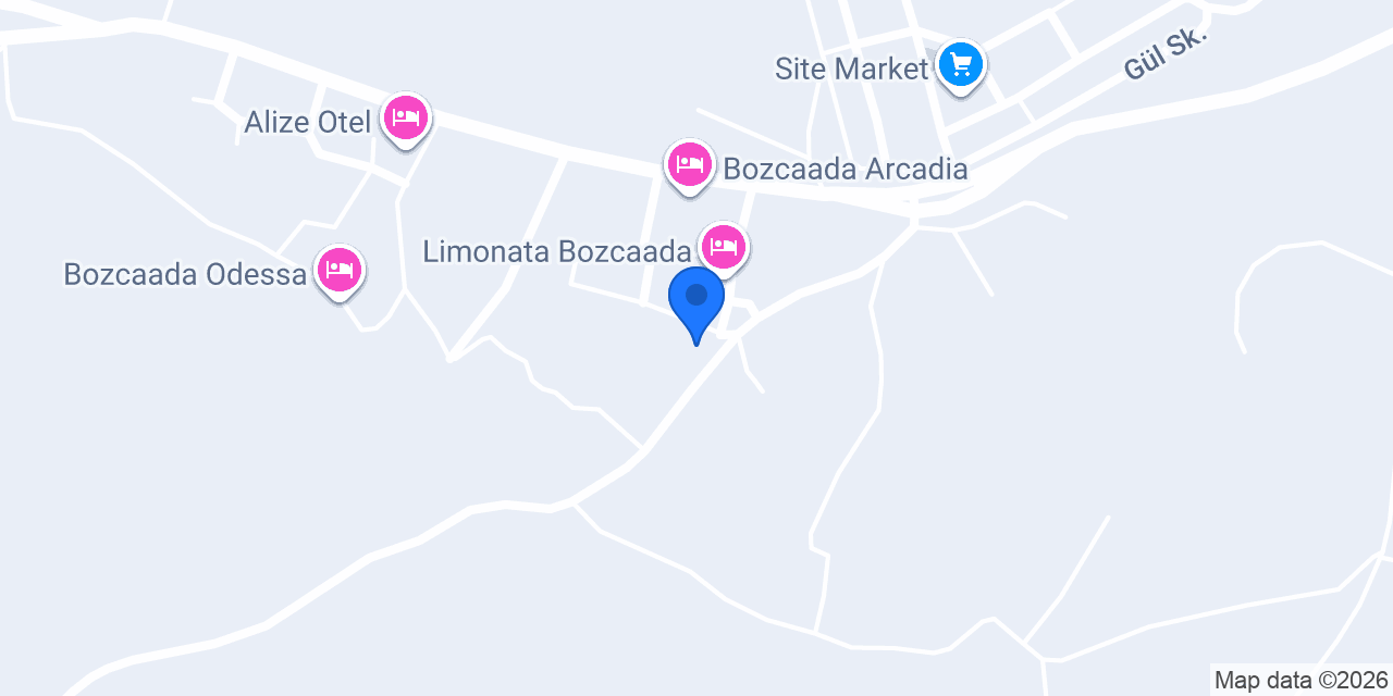 Çapari BOZCAADA konumu