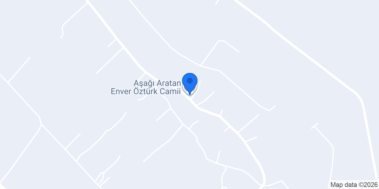 Aşağı Aratan Enver Öztürk Camii konumu
