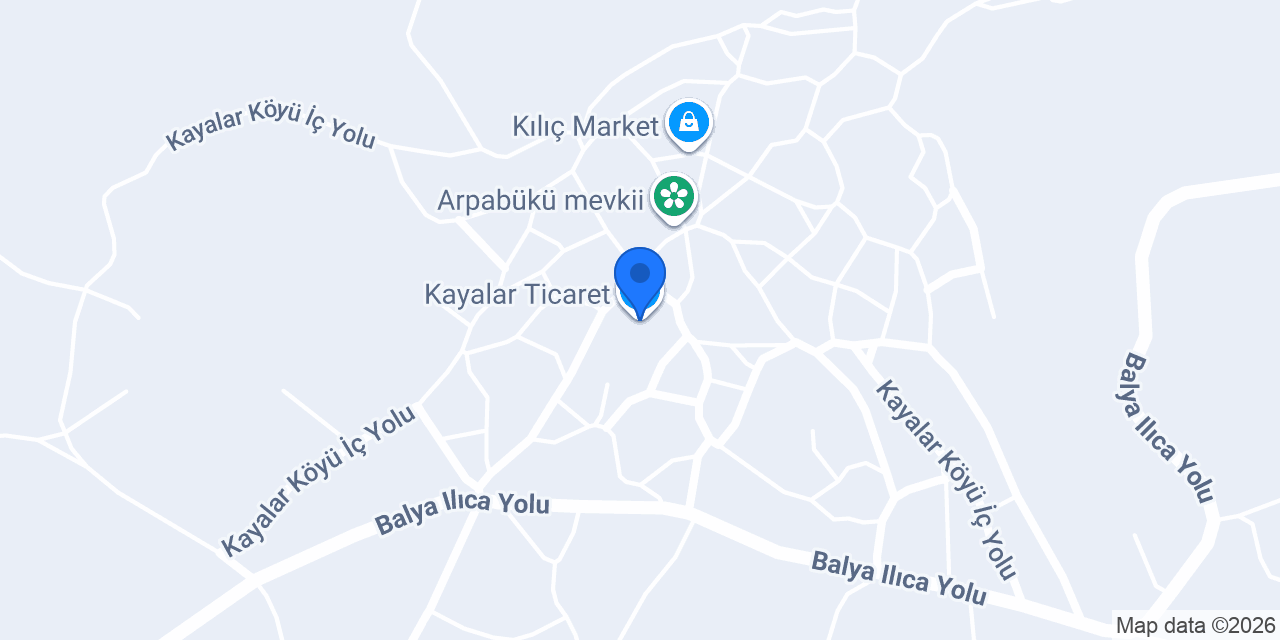 Kayalar Ticaret konumu