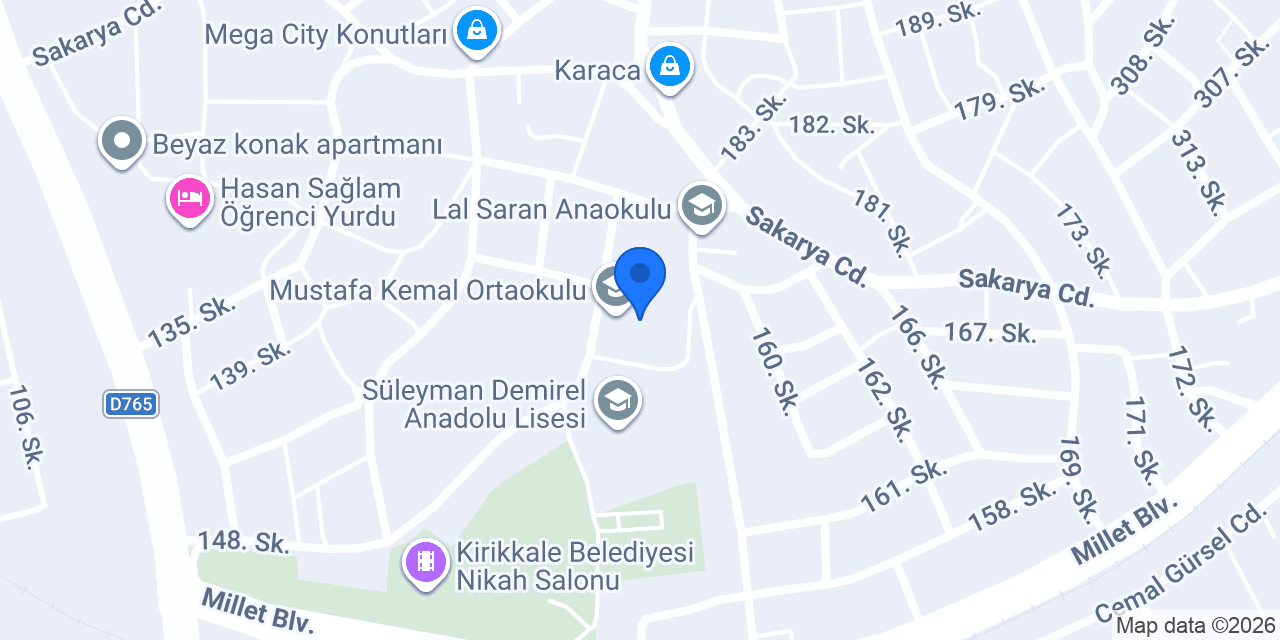 Mustafa Kemal Ortaokulu konumu