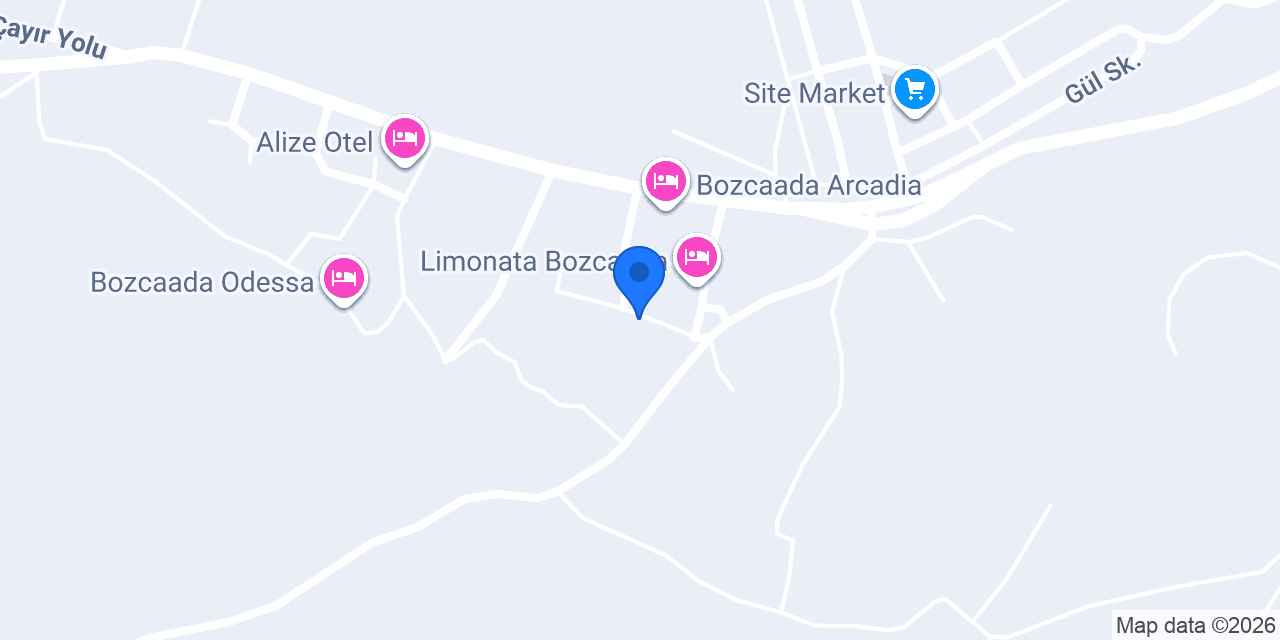 AdaLoca Bozcaada konumu
