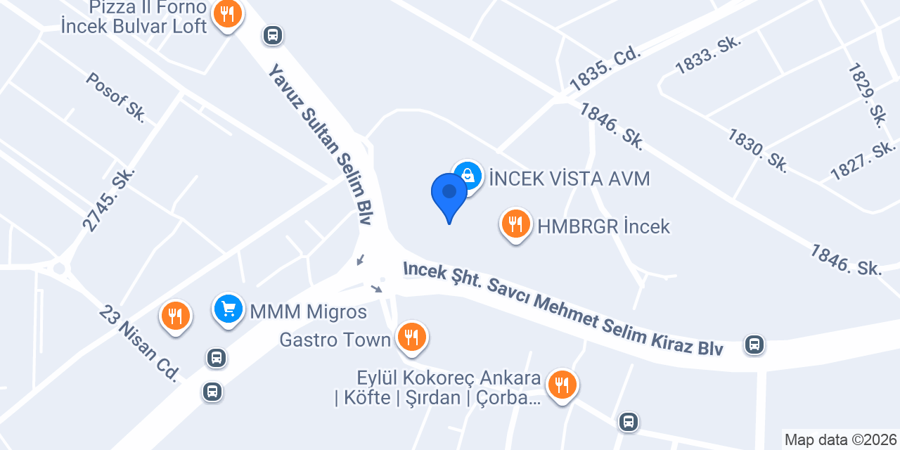 Maydonoz Döner İncek konumu