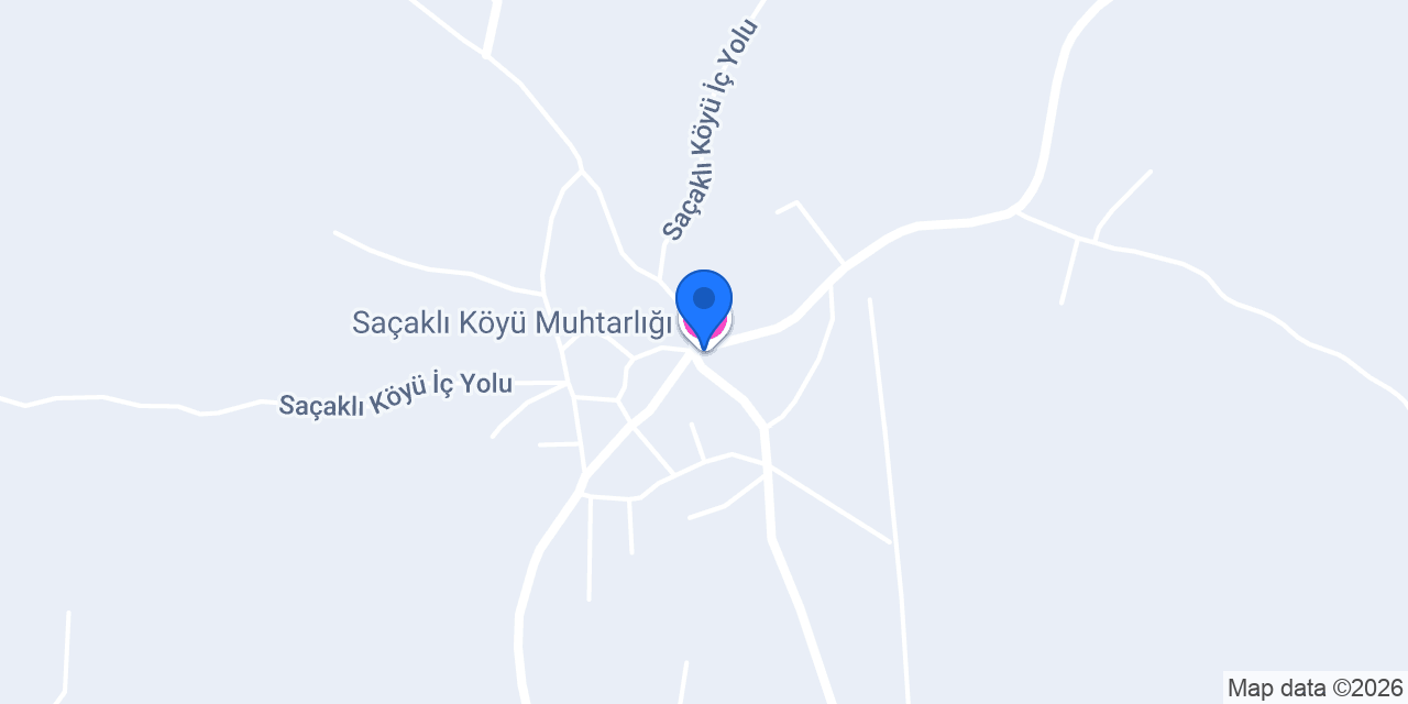 Saçaklı Köyü Muhtarlığı konumu