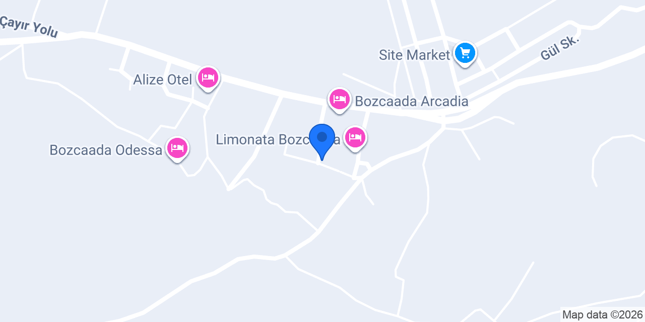KaraÜzüm Bozcaada konumu