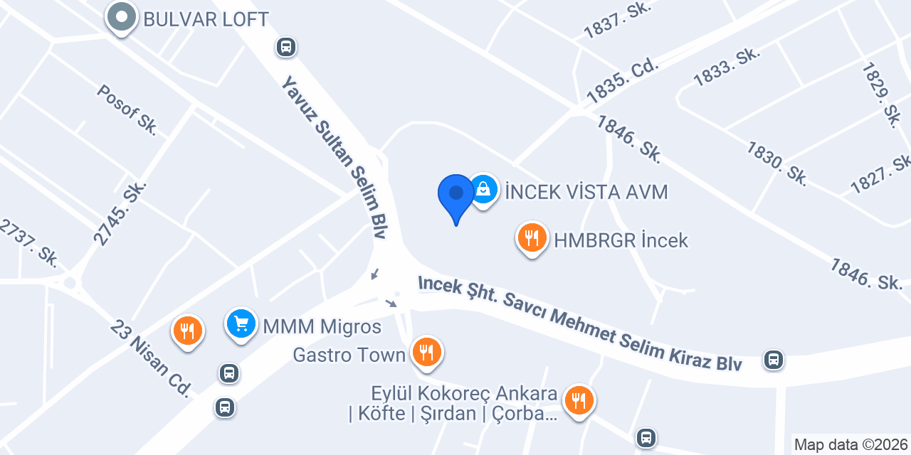 PERSAN İNCEK konumu