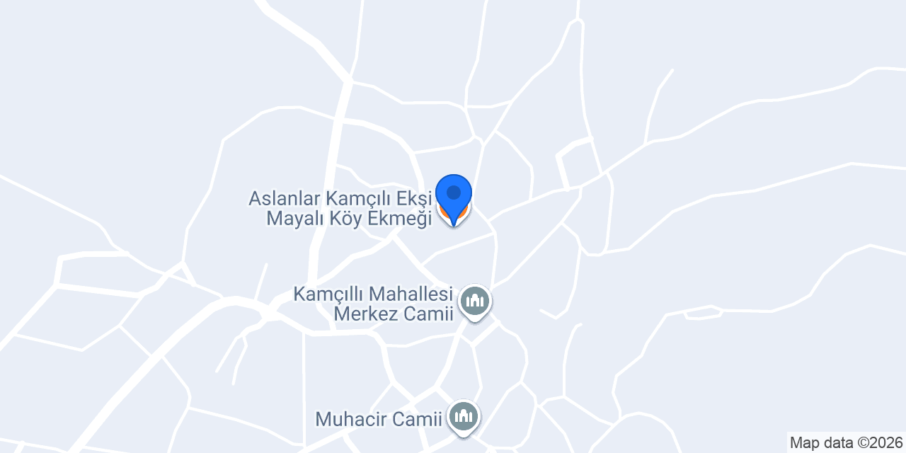 Aslanlar Kamçılı Ekşi Mayalı Köy Ekmeği konumu