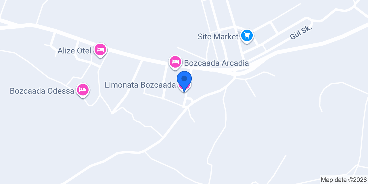 Limonata Bozcaada konumu