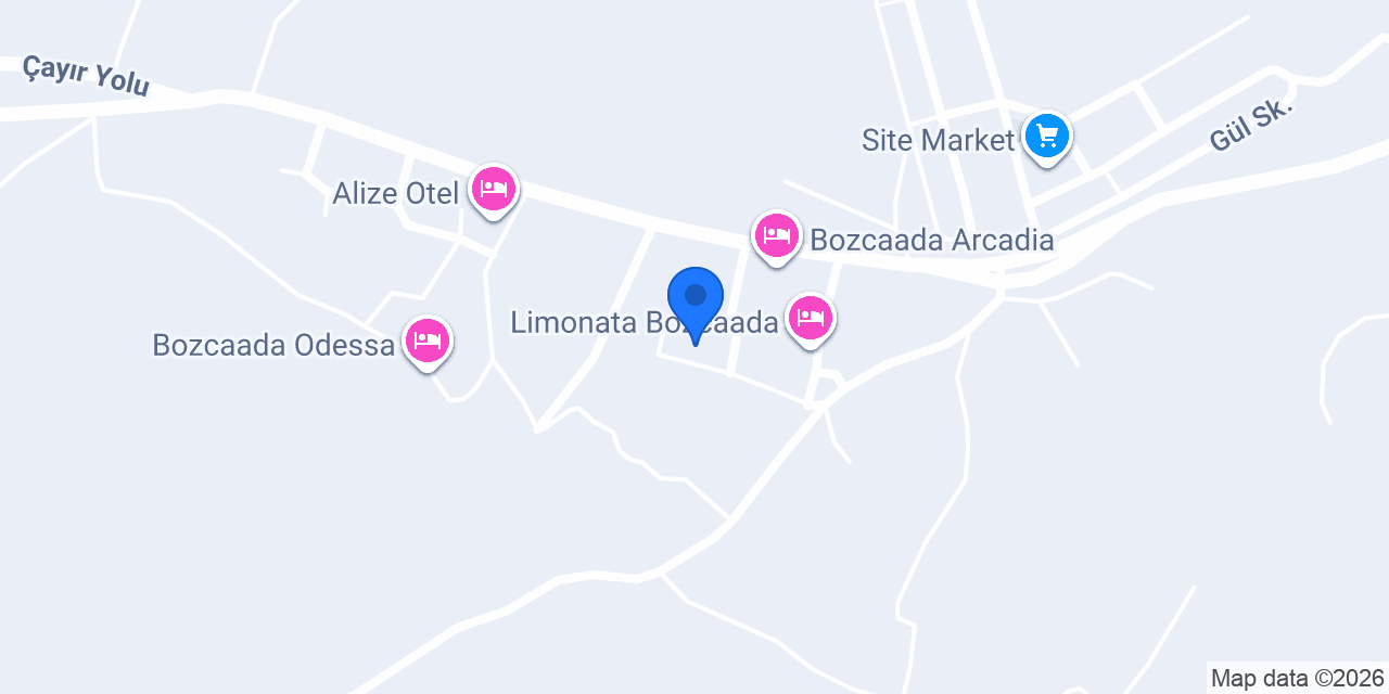 Sisu Bozcaada konumu
