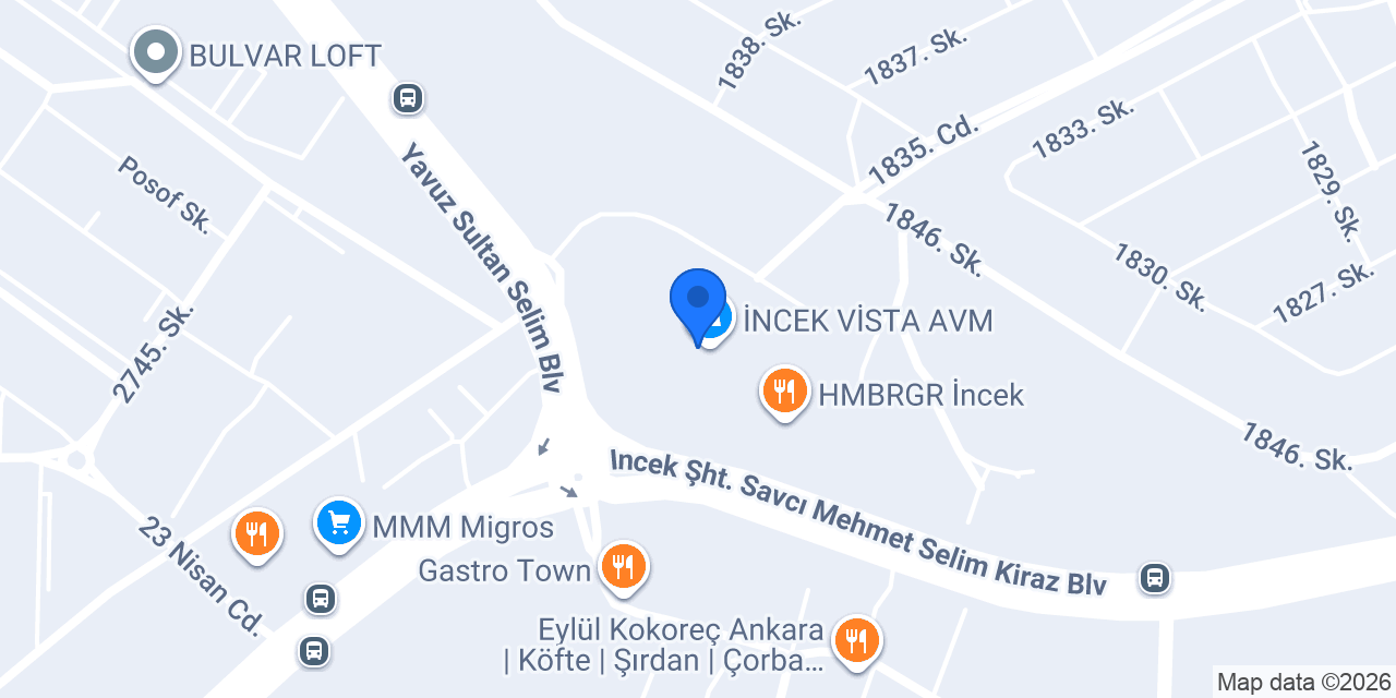 Terapi Veteriner İncek konumu