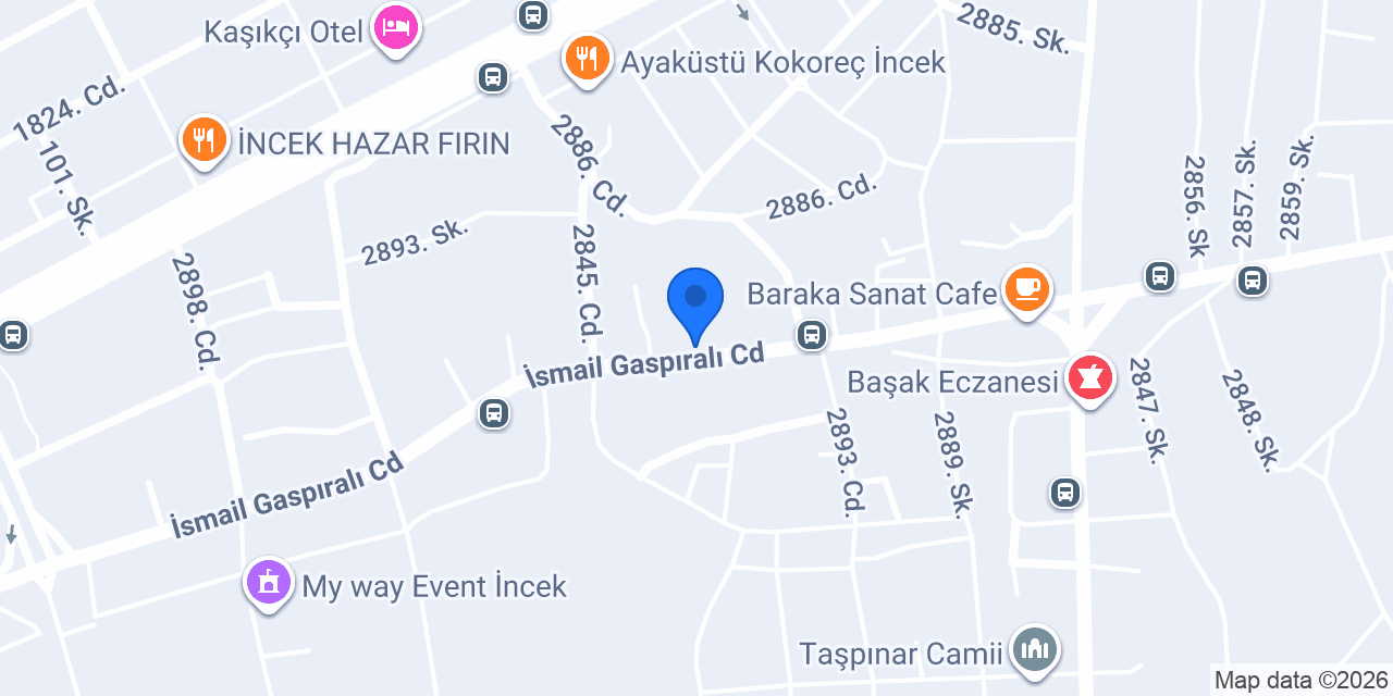Muslular Design Studio konumu