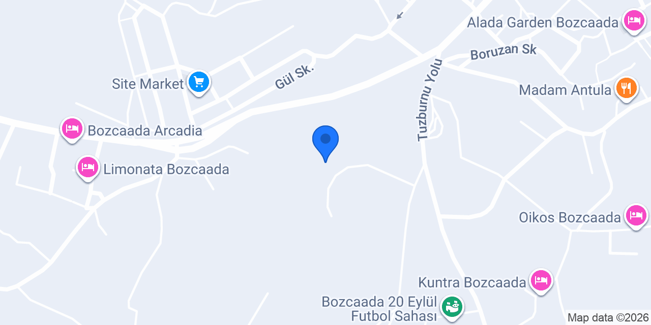 DIONE BOZCAADA konumu
