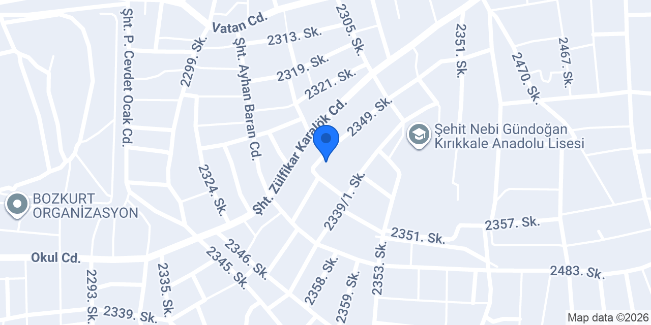 Kırıkkale elektrik adem usta konumu
