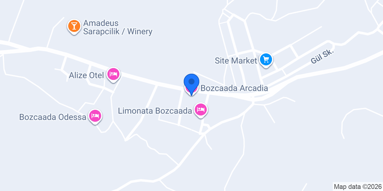 Bozcaada Arcadia konumu