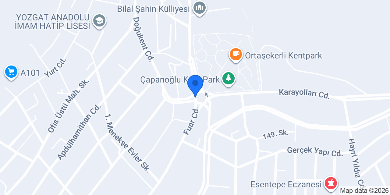 MERSİN TANTUNİ KÜNEFE KENT PARK konumu