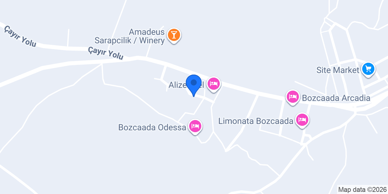 Bozcaada Hülyada konumu