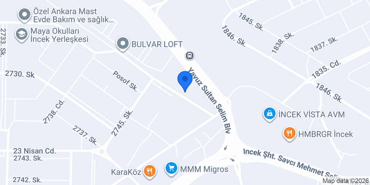 Simple Co İncek konumu