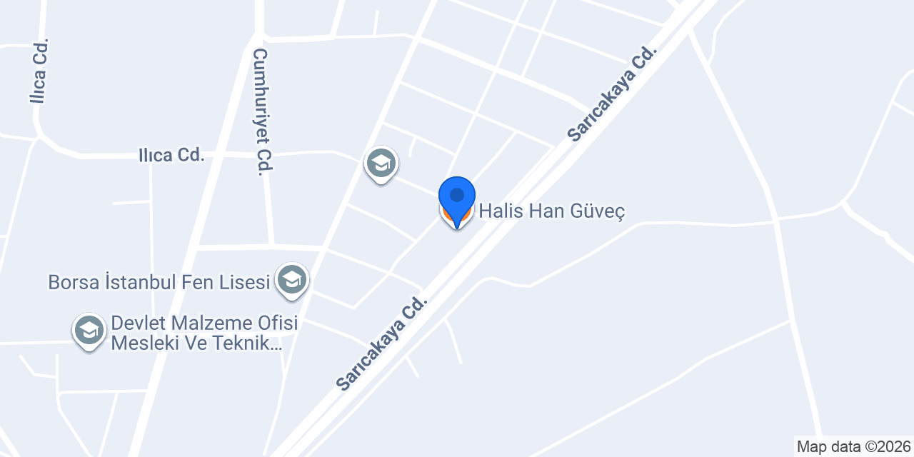 Halis Han Güveç konumu
