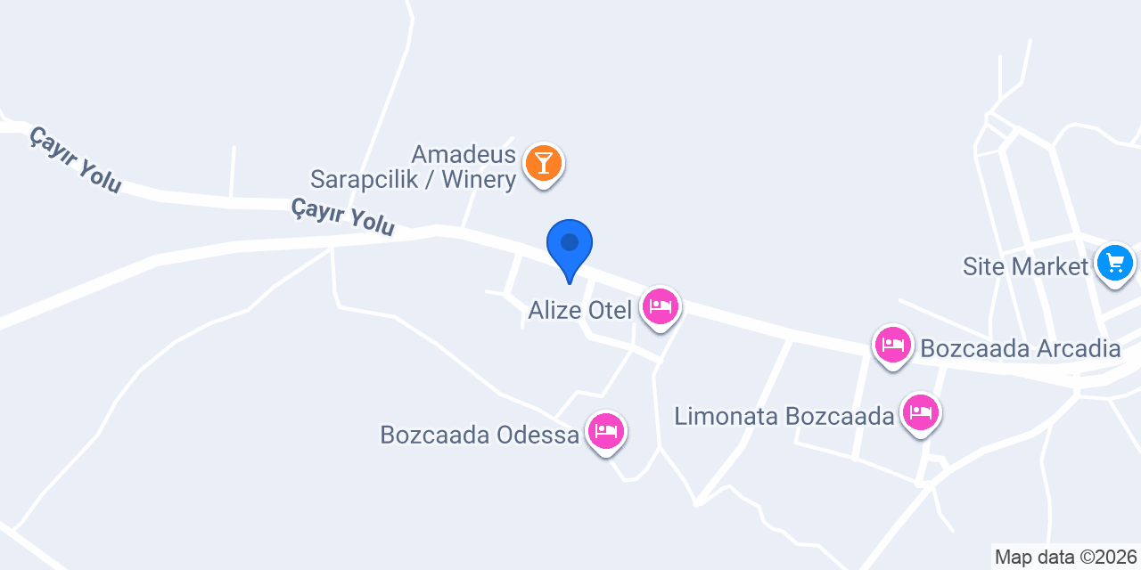 AURA Bozcaada konumu